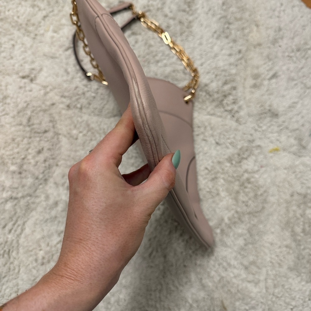 Tory Burch Pink Leather Ella Chain Tote - Picture 4 of 12